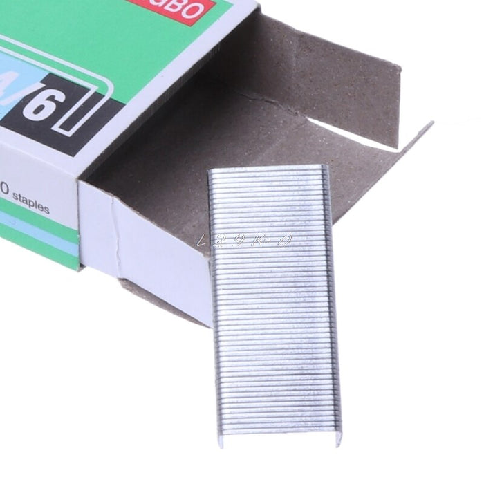 1000Pcs/Box Metal Staples No.12 24/6 Binding Stapler Office Binding Supplies School Stationery