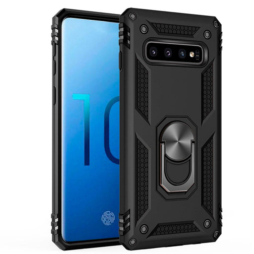 Samsung Galaxy S10 Heavy Duty Case with Magnetic Metal Ring - Gorilla Gadgets