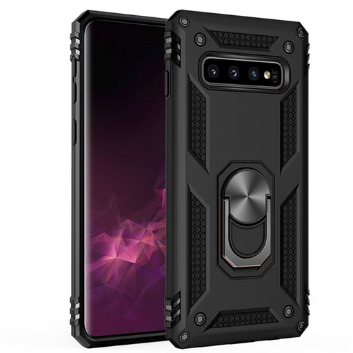 Samsung Galaxy S10 Plus Heavy Duty Case with Magnetic Metal Ring - Gorilla Gadgets